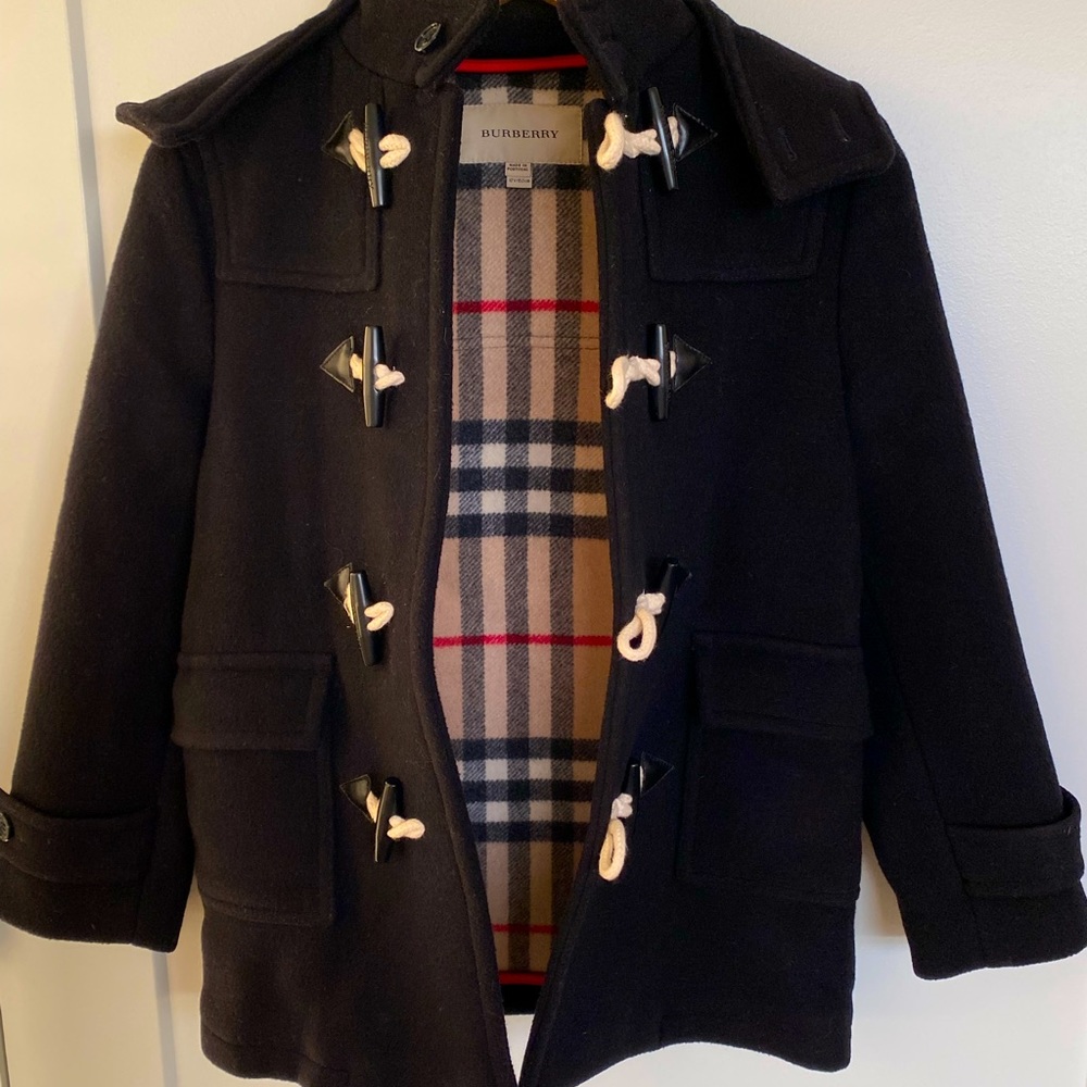 Boys’ Burberry Duffel Coat EUC